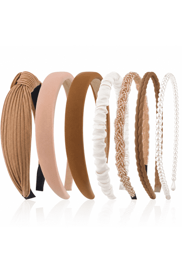 Pearl Hair Bands in Various Colors and Styles for Elegant Looks display picture 1