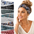 thumbnail image 1 of HBlife 8 Pack Fashion Headbands Boho Sports Stretchy Sweat Bands Non Slip Hairbands for Women Girls, 1 of 7
