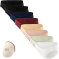 thumbnail image 1 of HBlife Cotton Maternity Underwear Under Bump, Healthy Pregnancy Panties Postpartum Underwear 8 Packs with Laundry Bag, 1 of 7