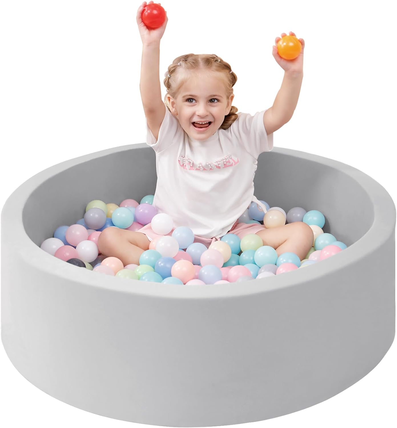 Ball Pit Balls Phthalate and BPA Free Crush Proof Plastic Pit Balls