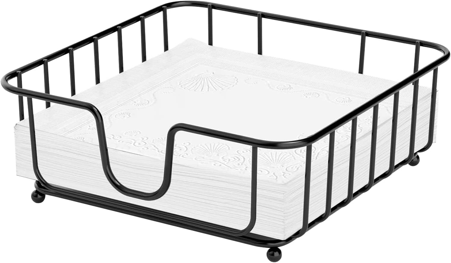 HBlife Napkin Holder for Tables, Black Napkin Holder for Kitchen ...