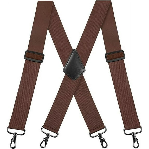 HBlife Men's Heavy Duty Adjustable Elastic Suspenders