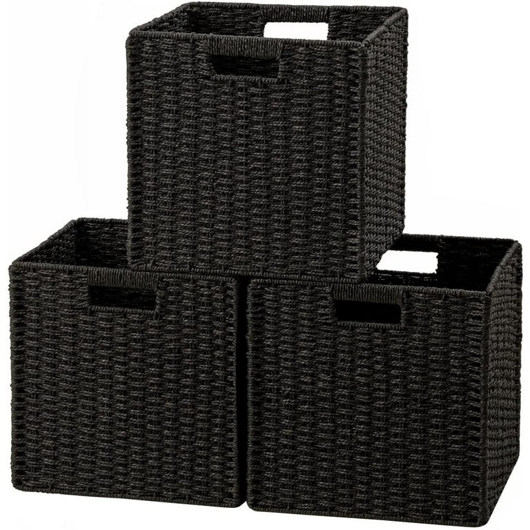 Storage Cubes, Rope Woven Organizing Baskets, Cube Storage Bin