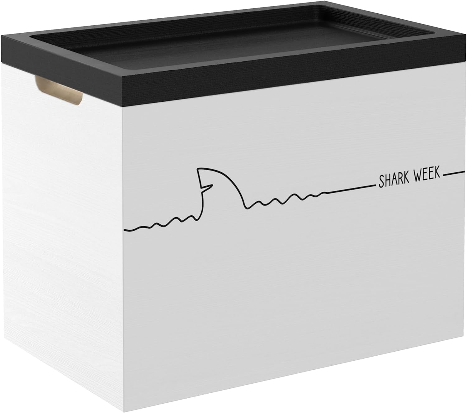 HBlife Wooden Tampon Holder for Bathroom with Vanity Tray Lid, Feminine