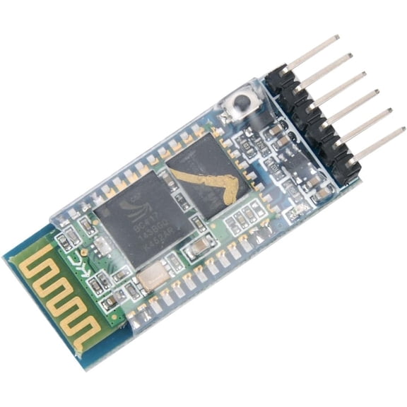 Wireless Bluetooth RF Transceiver HC-05 Master Slave Integrated 6-Pin Wireless Serial Port Communication for Arduino