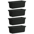 thumbnail image 1 of HC Companies 30 In Fluted Plastic Venetian Flower Window Box (4 Pack), 1 of 9