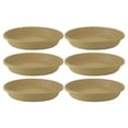thumbnail image 1 of HC Companies Classic 10 Inch Round Flower Pot Plant Saucer, Sandstone (6 Pack), 1 of 10