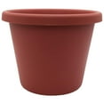 thumbnail image 1 of The HC Companies 17 Inch Round Classic Planter, Plastic Plant Pot, Clay, 1 of 8