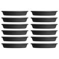 thumbnail image 1 of HC Companies Classic Saucer Tray for 24 Inch Flower Pots, Black (12 Pack), 1 of 9