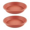 thumbnail image 1 of HC Companies Classic Tray Saucer for 20 Inch Planters, Terracotta (2 Pack), 1 of 7