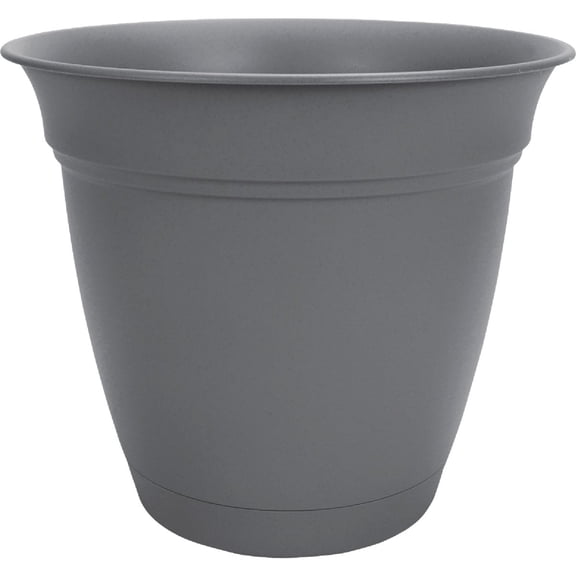 HC Companies Eclipse Planter with Attached Saucer - Pack of 4