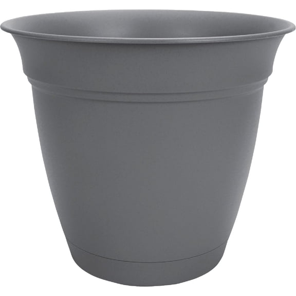 HC Companies Eclipse Planter with Attached Saucer - Single Pack