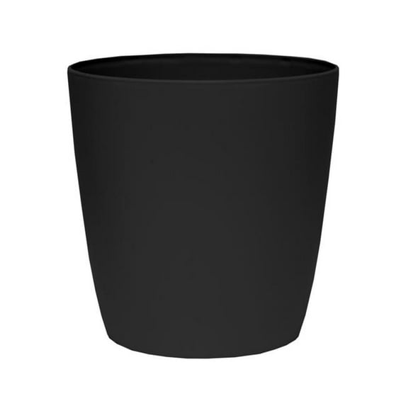 HC HCARP08000G18 8 in. Round Aria Planter, Black
