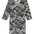 thumbnail image 1 of HC LA Womens 3/4 Sleeve Shift Dress, Grey, Large, 1 of 1