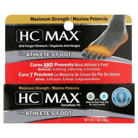 HC Max Maximum Strength Anti-Fungal Ointment, 1 oz