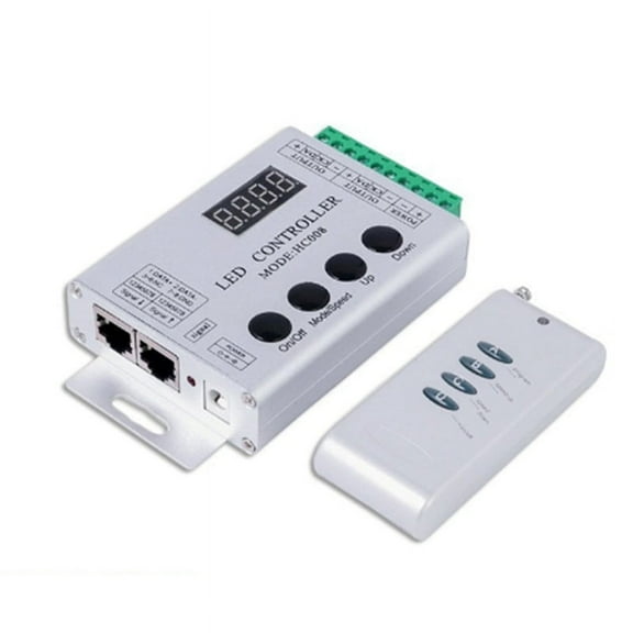HC008 Programmable LED Controller 133 Effect Mode Control 2048 LED Pixel for WS2811 WS2812 RGB LED Strip Light Tape