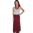 thumbnail image 1 of HC64-BUR-M Honey Creek Ladies Skirt - Burgundy, Medium, 1 of 1