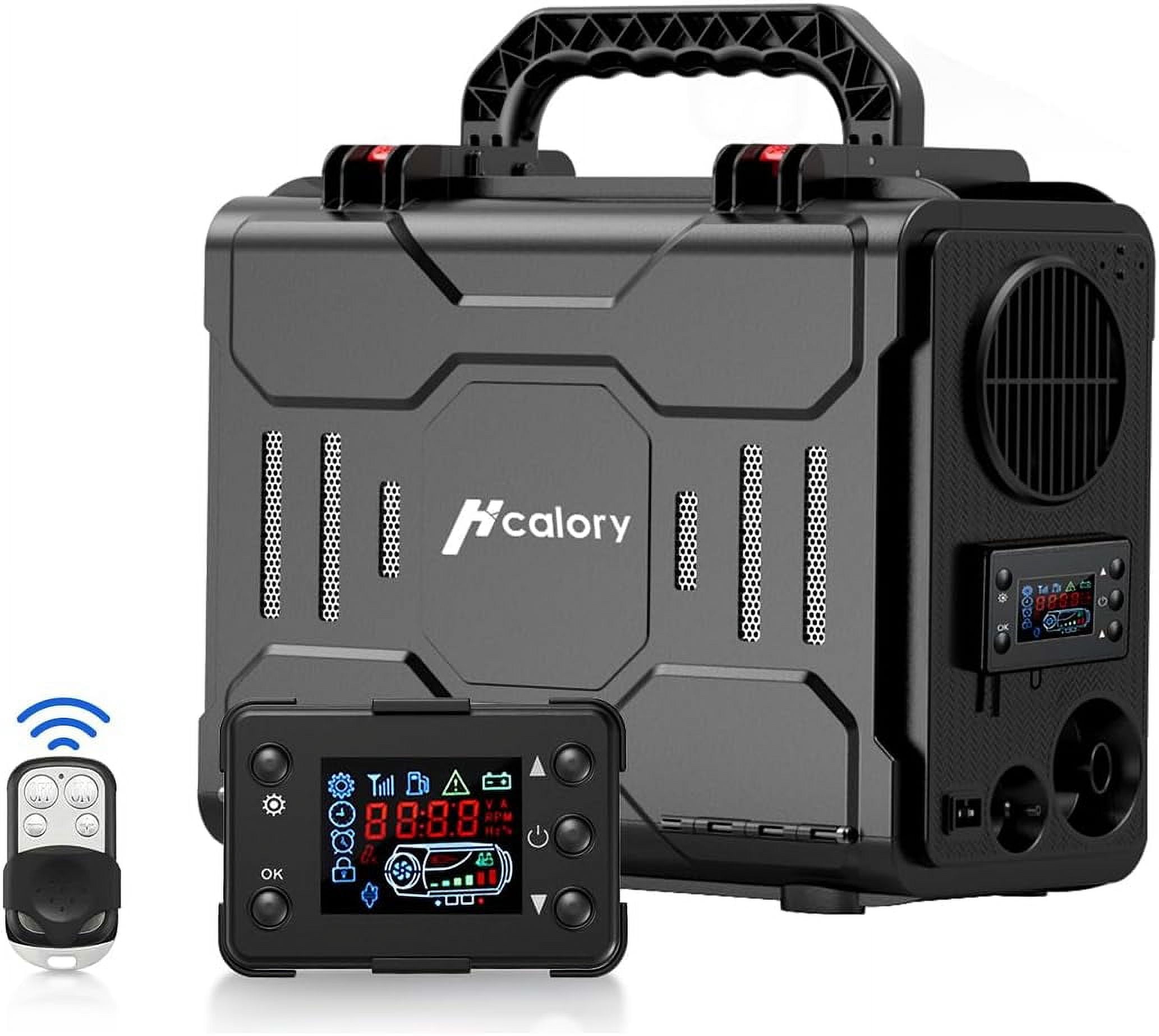Hcalory Diesel Air Heater, 12V 5KW All-In-One Portable Handheld Toolbox with Bluetooth App Control and LCD Monitor for Car Trucks Boat Bus RV Trailer