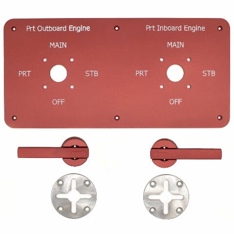 HCB Boat Fuel Manifold Panel HS22052291 | 65 Estrella 2-Valve (PORT)