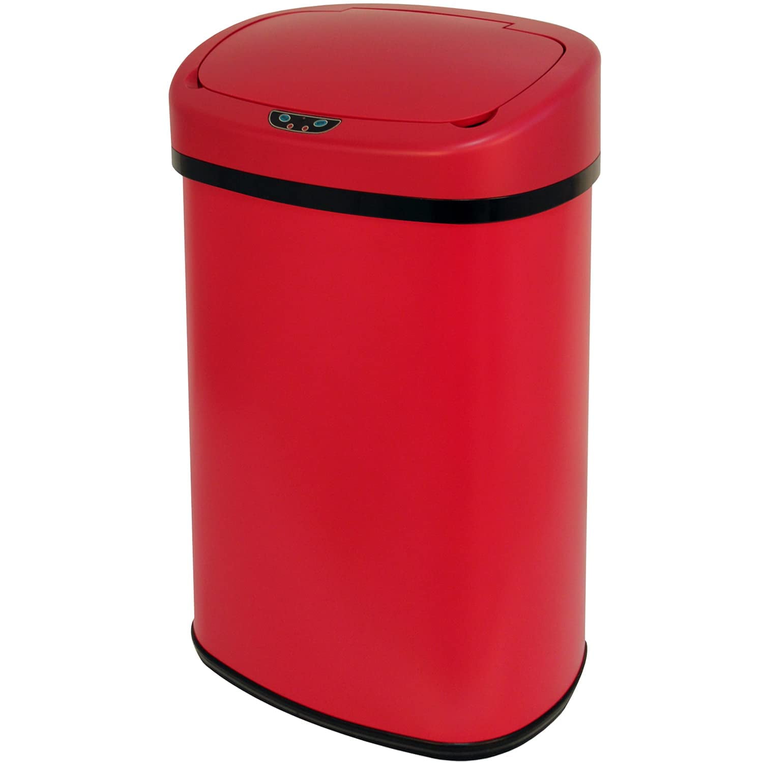 HCB Trash Can Automatic Waste Bin Mute Metal Garbage Can with Lid