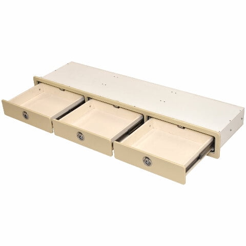 HCB Yachts Boat Sleigh Seat Drawers HS160008739A | Locking Beige