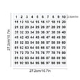 thumbnail image 1 of HCBY 1 Inch Circle Number Stickers 1-100 Set, Self-Adhesive Vinyl Waterproof Labels for Mailbox, Laptop, Scrapbook, Organizing, Calendar, DIY Crafts & Journal (White,10.7"x10.7"), 1 of 6