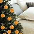 thumbnail image 1 of HCBY 12Pcs Natural Christmas Decor with Dried Lemon Slices, DIY Tree Ornaments, Rustic Holiday Garland Making Supplies, Photography Props(Orange,5.1"x2.28"), 1 of 7