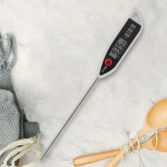 HCBY 1PC Instant Read Meat Thermometer, Digital Food Thermometer for Cooking, Fast Accurate Kitchen Thermometer for Grill, BBQ & Baking