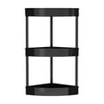 thumbnail image 1 of HCBY 2 Tier Triangular Bathroom Shelf Freestanding Storage Rack for Narrow Space Toilet Kitchen, 1 of 6