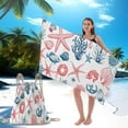 thumbnail image 1 of HCBY 2‑in‑1 Microfiber Beach Towel Drawstring Backpack,Ocean Turtle Digital Print Pool Towel,Absorbent Quick‑Dry Beach Bag,Portable Multi‑Purpose Towel Bag For Swimming Camping Outdoor Use, 1 of 9