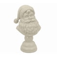 thumbnail image 1 of HCBY 2025 Santa Bust Christmas Tabletop Decoration, White Santa Claus Head Statue Resin Figurine Christmas Home Decor Ornament for Tabletop Bookshelf Bedroom Office (White), 1 of 3