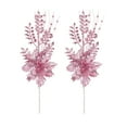thumbnail image 1 of HCBY 2PCS 17Inch Christmas Tree Picks Glitter Floral s Multi Color for Xmas Wedding Party Home Holiday Decor, 1 of 6