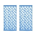 thumbnail image 1 of HCBY 2PCS Retro Floral Sheer Curtains with Butterfly Pattern - Vintage Elegant Voile Drapes for Living Room, Bedroom, Dining Room, Rod Pocket Design, 1 of 5