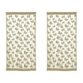 thumbnail image 1 of HCBY 2PCS Retro Floral Sheer Curtains with Butterfly Pattern - Vintage Elegant Voile Drapes for Living Room, Bedroom, Dining Room, Rod Pocket Design, 1 of 5