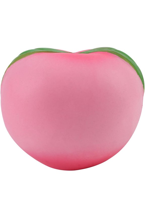 3 Pack Peach Stress Relief Toy, Realistic Fruit Shape Slow Rising Fidget, Soft TPR Material Safe for All Ages, Cute Desk Decoration Bag Charm for Anxiety Release