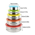 thumbnail image 1 of HCBY 5 Pcs Airtight Stainless Steel Bowls with Leakproof Lids, Colorful Sealable Food Storage & Mixing Bowl Containers, for Meal Prep, Microwave, Fridge, Dishwasher Safe Kitchen Organization, 1 of 9