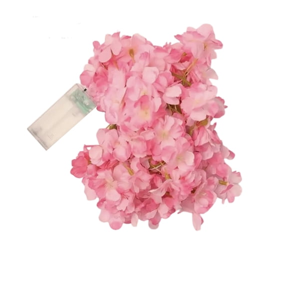 HCBY 6.9FT LED Cherry Blossom String Lights Artificial Warm Light Battery Powered For Wedding Party Home Bedroom Decor Room Decor Aesthetic