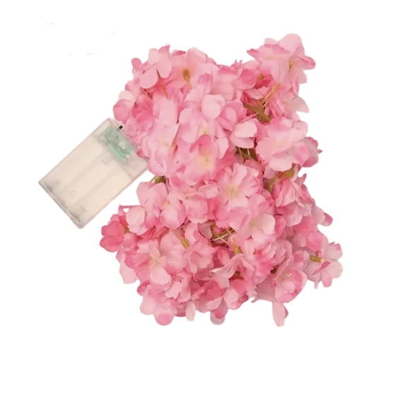 HCBY 6.9FT LED Cherry Blossom String Lights Artificial Warm Light Battery Powered For Wedding Party Home Bedroom Decor Room Decor Aesthetic