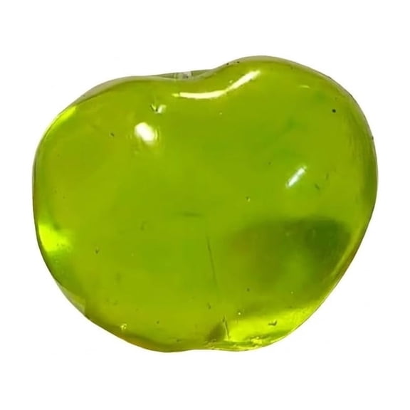 HCBY Apple Shaped Squeeze Toy for Halloween Pranks, Transparent TPR Stress Ball 2.36 or 3.15 Inch