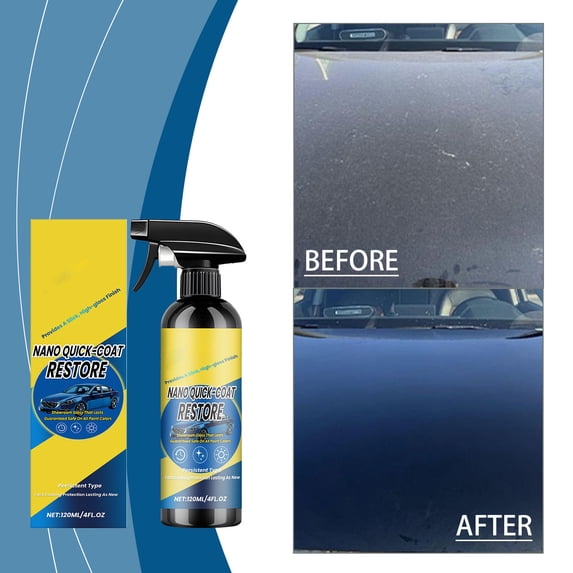 HCBY Car Coating Spray 120ml, Paint Maintenance & Restorer, Hydrophobic Mirror Finish, Easy Spray for Detailing & Repair