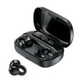 thumbnail image 1 of HCBY Clip On Bone Conduction Headphones, Open Ear Wireless Earbuds Bluetooth 5.3, Digital Display Charging Case with 6H Playtime, Ultra Thin 1.3cm for Side Sleeping Comfort, 1 of 8