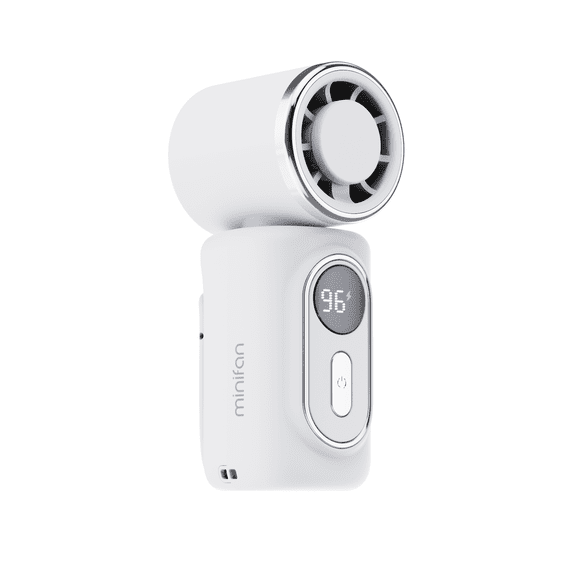 HCBY Clip On Portable Fan, 180° Rotatable 5 Speed Digital Display Rechargeable for Outdoor