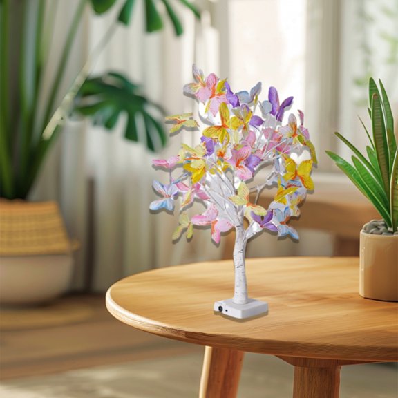 HCBY Color Changing LED Night Light, USB & Battery Powered Portable Mood Lamp, Multicolor Soft Glow for Bedroom Holiday Decor, Small Decorative Ambient Light (White,23.6"x3.94")