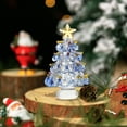 thumbnail image 1 of HCBY Crystal Christmas Tree Exquisite Beautiful Christmas Decoration Figurines Collectibles Birthday Gift Glass, 1 of 6