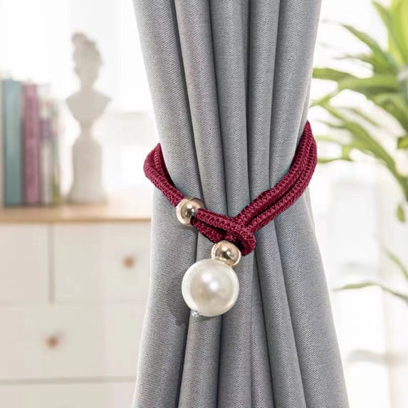 HCBY Curtain Tiebacks Curtain Ties For Drapes Adjustable Curtain Tie Backs Modern Curtain Holdbacks For Thin Or Thick Home Office Window Draperies