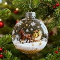 thumbnail image 1 of HCBY Equestrian Horse Christmas Ornament Collection - Detailed Design, Must-Have Hanging Decor for Horse Lovers’ Christmas Trees(F,3.15"), 1 of 5