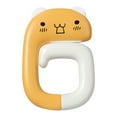 thumbnail image 1 of HCBY Foldable Bag Hook, Cute Raccoon Design Table Hanger with 10KG Load, Portable Purse Hook for Desk, Office, Student, Restaurant, ABS Material Space Saver (Yellow-White,3"x2"), 1 of 6