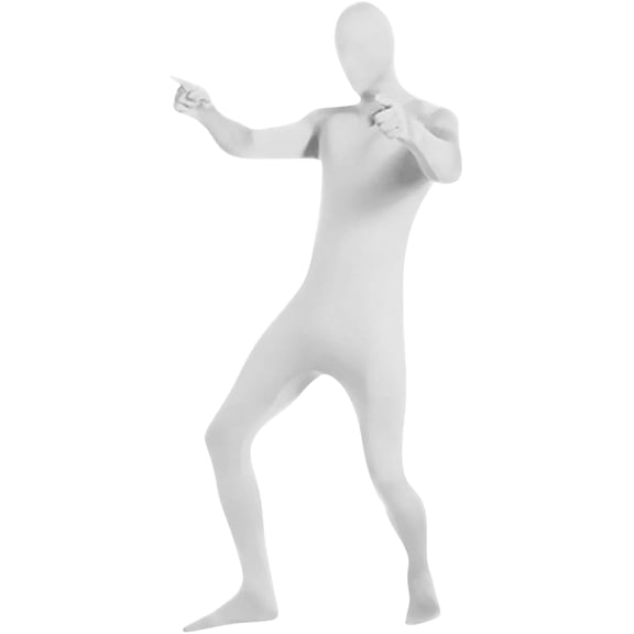 HCBY Full Body Disappearing Spandex Suit, Unisex Zentai Suit, Stretchy Full Coverage Skin Suit, Halloween Cosplay Stage Performance Costume