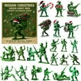 thumbnail image 1 of HCBY Green Army Men Advent Calendar 2025-24 Day Christmas Countdown Calendar with Toy Soldiers for Boys, Kids Military Toys Advent Calendars for Xmas Gift & Party Favors, 1 of 3