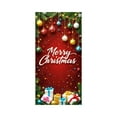 thumbnail image 1 of HCBY Merry Christmas Door Cover Decorations Xmas Background Banner Xmas Door Hanging Covers for Front Porch Farmhouse Home Indoor Outdoor Decoration(Versatile#1 35"x71"), 1 of 6
